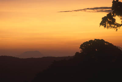Sunrise over the Ngorongoro Crater
