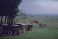 view from our tent at kichwa tembo