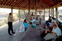 Olduvai gorge picnic