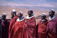 Masai women singing